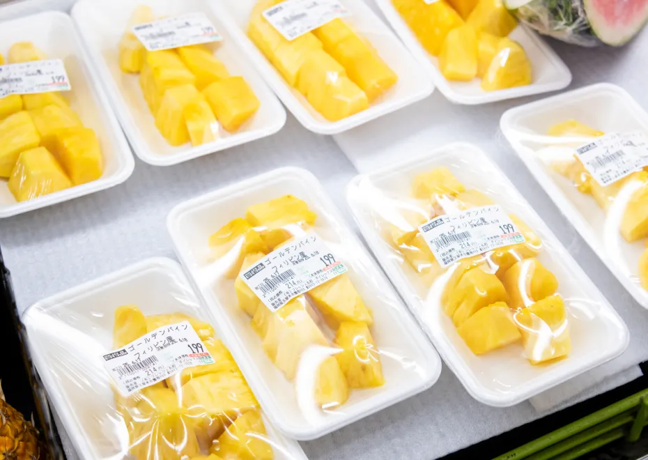 商品準備の様子